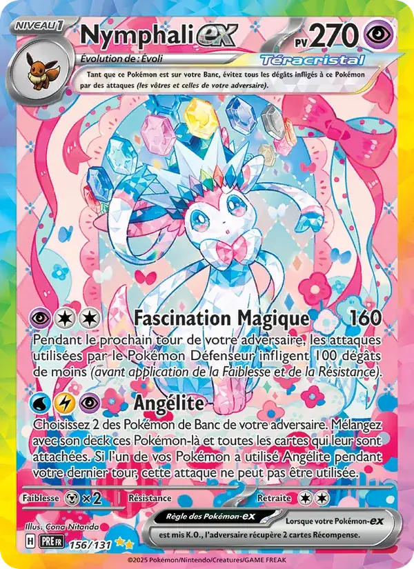Nymphali-ex - 156/180 - Évolutions Prismatiques