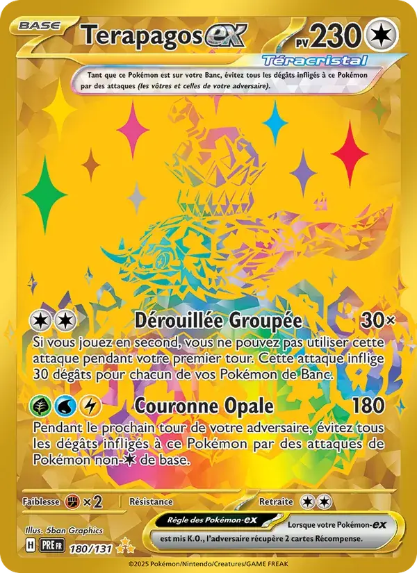 Terapagos-ex - 180/180 - Évolutions Prismatiques