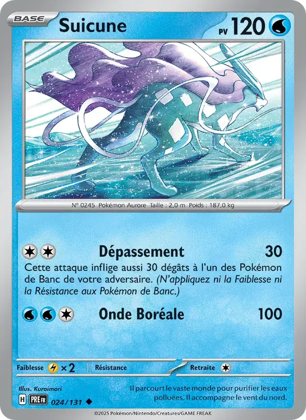 Suicune - 024/180 - Évolutions Prismatiques