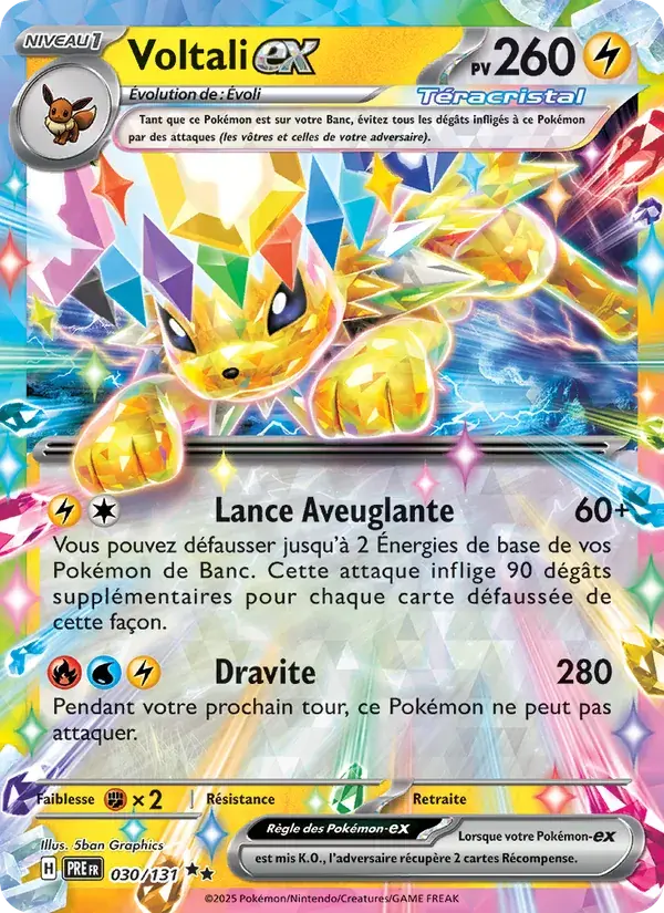 Voltali-ex - 030/180 - Évolutions Prismatiques