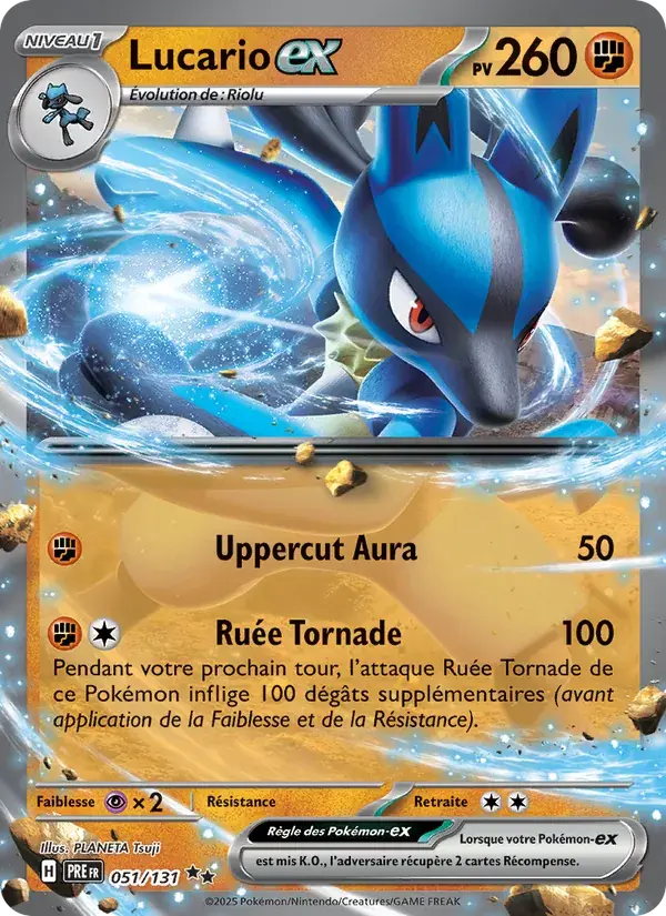 Lucario-ex - 051/180 - Évolutions Prismatiques