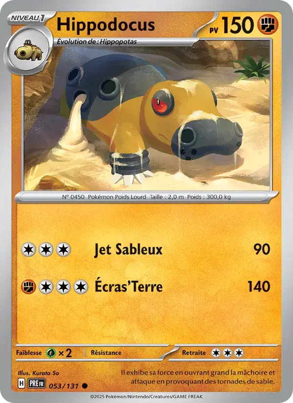 Hippodocus - 053/180 - Évolutions Prismatiques