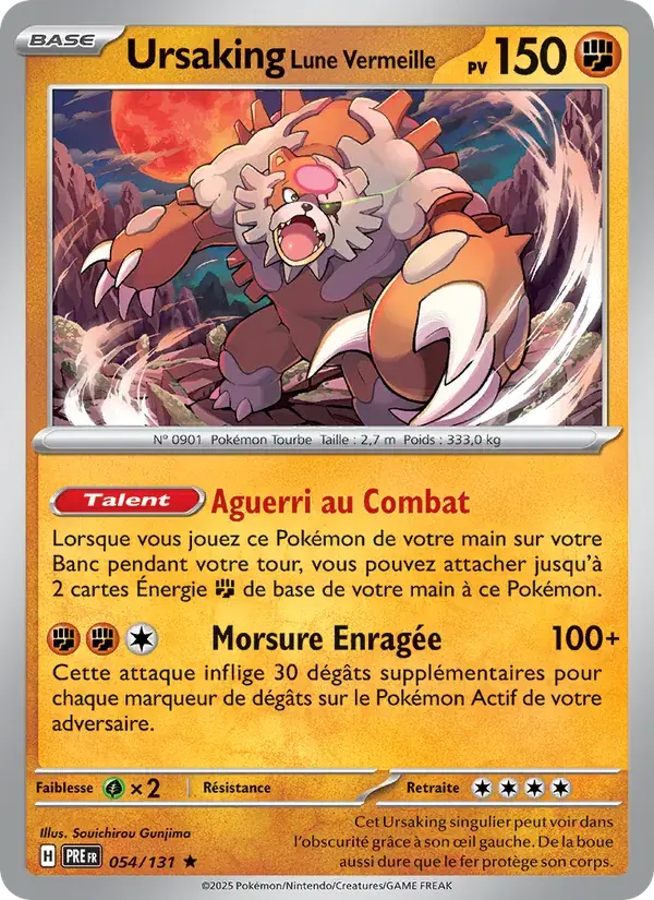 Ursaking Lune Vermeille - 054/180 - Évolutions Prismatiques