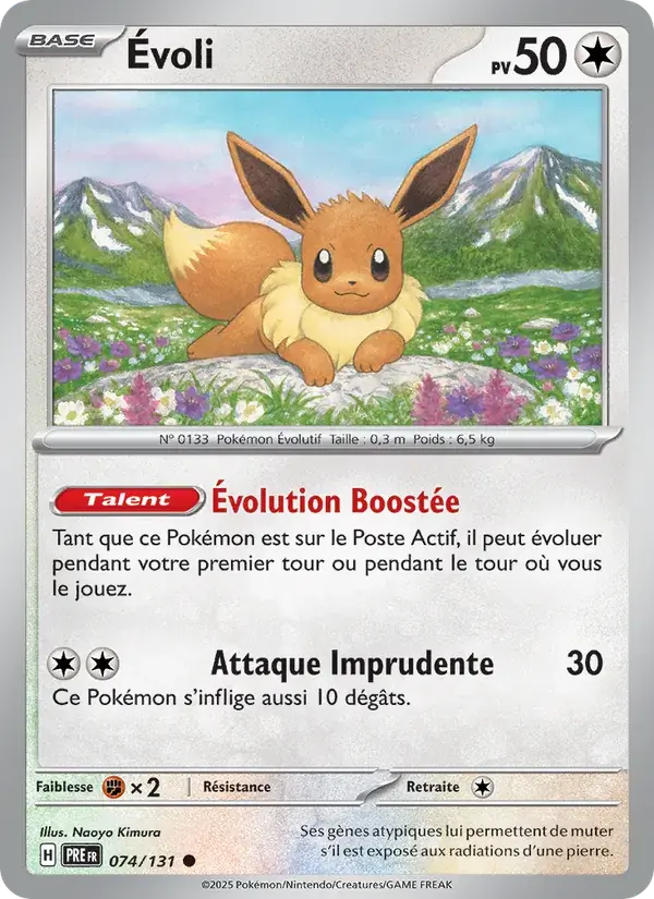 Évoli - 074/180 - Évolutions Prismatiques