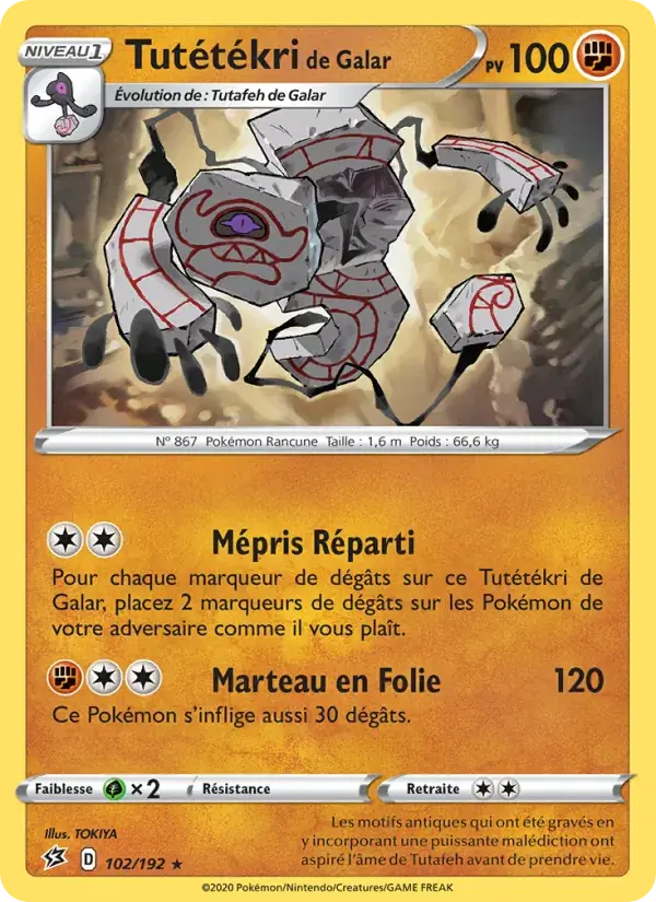 Tutétékri de Galar - 102/209 - Clash des Rebelles