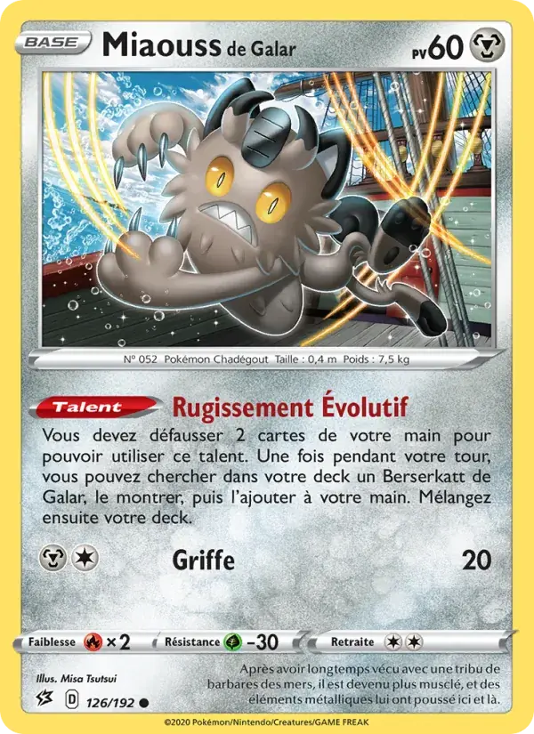 Miaouss de Galar - 126/209 - Clash des Rebelles
