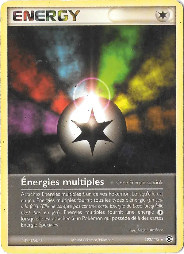 Énergies multiples - 103/116 - EX Rouge Feu & Vert Feuille