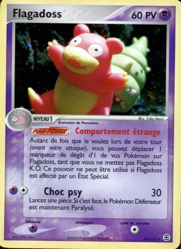 Flagadoss - 14/116 - EX Rouge Feu & Vert Feuille