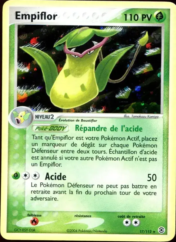 Empiflor - 17/116 - EX Rouge Feu & Vert Feuille
