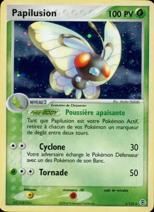 Papilusion - 2/116 - EX Rouge Feu & Vert Feuille