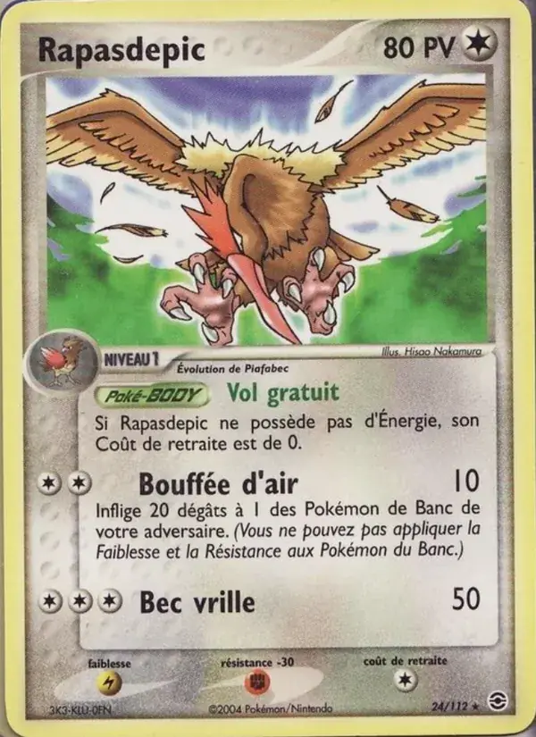 Rapasdepic - 24/116 - EX Rouge Feu & Vert Feuille
