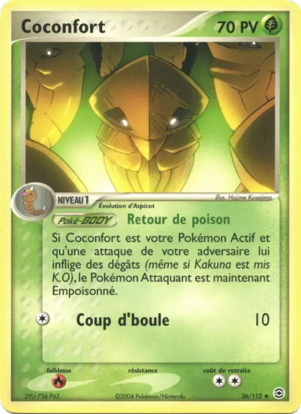 Coconfort - 36/116 - EX Rouge Feu & Vert Feuille