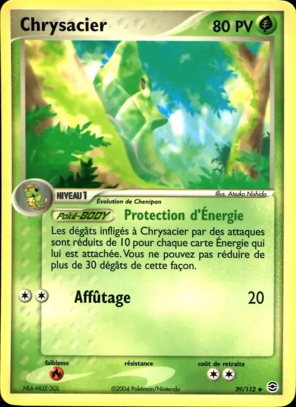 Chrysacier - 39/116 - EX Rouge Feu & Vert Feuille