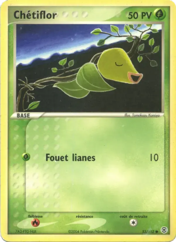 Chétiflor - 53/116 - EX Rouge Feu & Vert Feuille