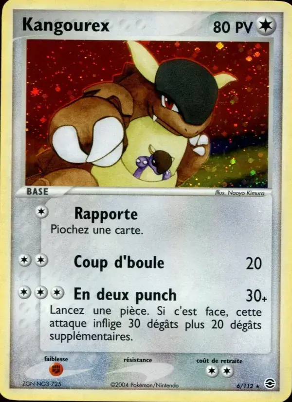 Kangourex - 6/116 - EX Rouge Feu & Vert Feuille