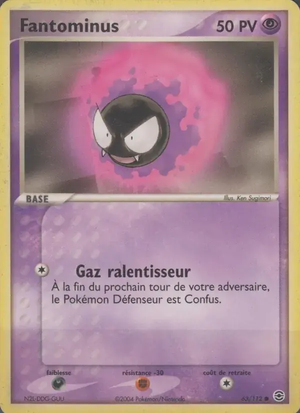 Fantominus - 63/116 - EX Rouge Feu & Vert Feuille