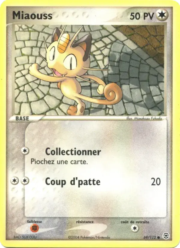 Miaouss - 69/116 - EX Rouge Feu & Vert Feuille