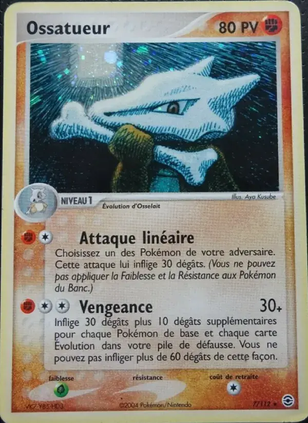 Ossatueur - 7/116 - EX Rouge Feu & Vert Feuille