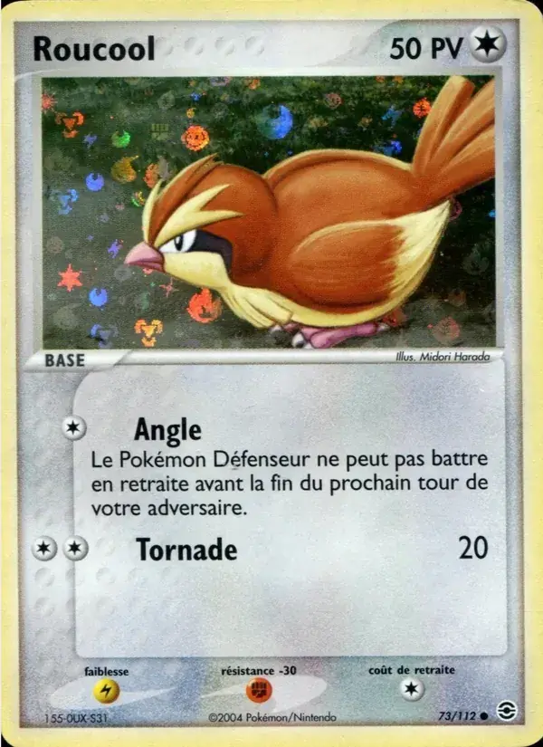 Roucool - 73/116 - EX Rouge Feu & Vert Feuille