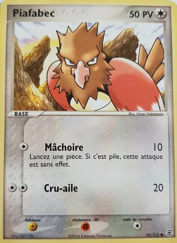 Piafabec - 81/116 - EX Rouge Feu & Vert Feuille