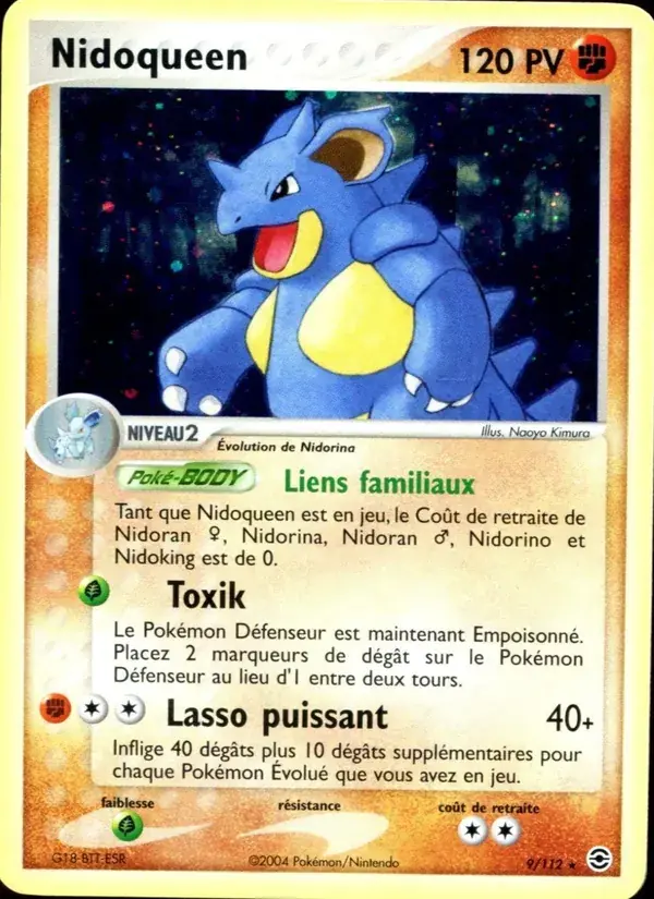 Nidoqueen - 9/116 - EX Rouge Feu & Vert Feuille
