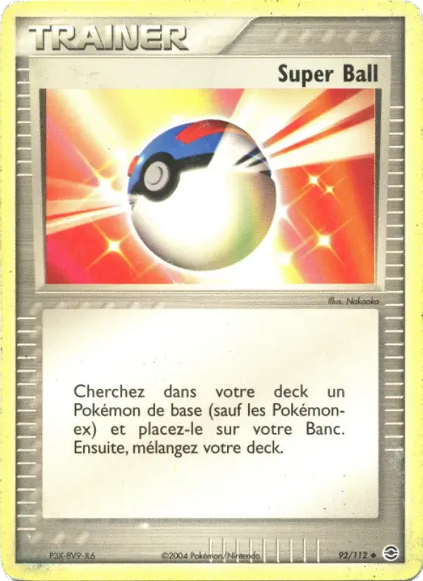 Super Ball - 92/116 - EX Rouge Feu & Vert Feuille