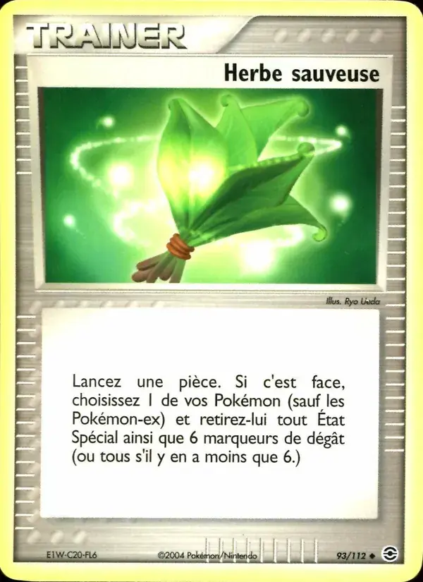 Herbe sauveuse - 93/116 - EX Rouge Feu & Vert Feuille