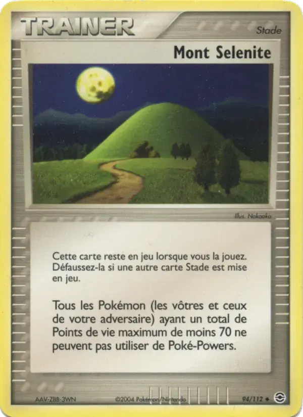 Mont Selenite - 94/116 - EX Rouge Feu & Vert Feuille
