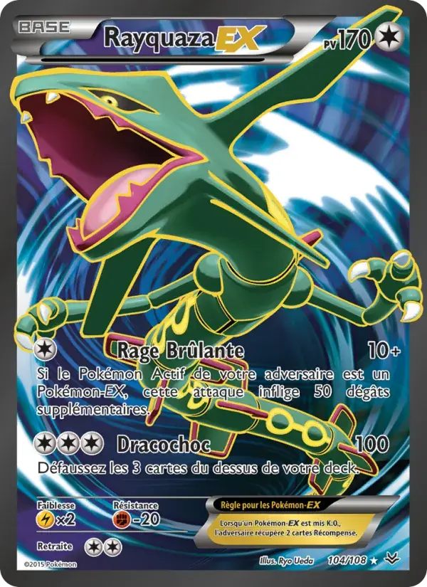 Rayquaza EX - 104/112 - Ciel Rugissant