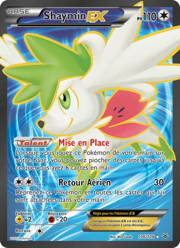 Shaymin EX - 106/112 - Ciel Rugissant