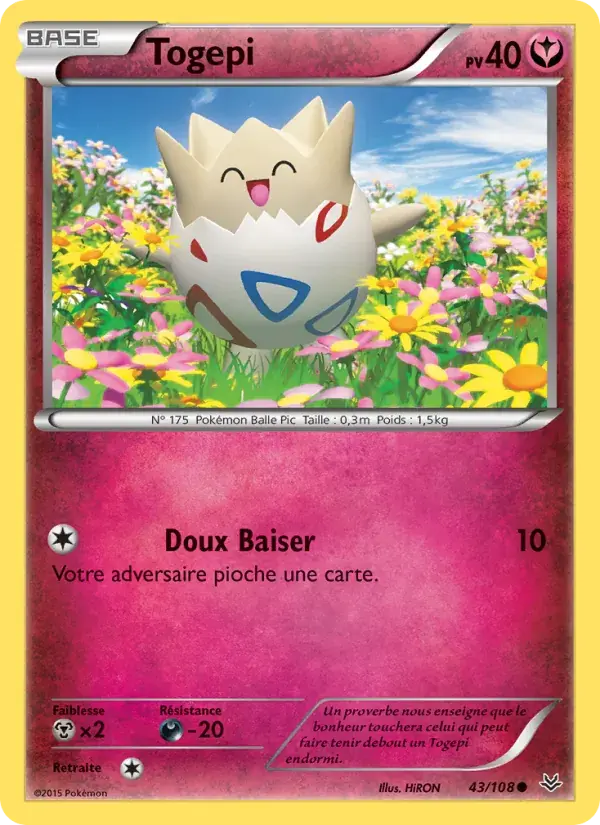 Togepi - 43/112 - Ciel Rugissant