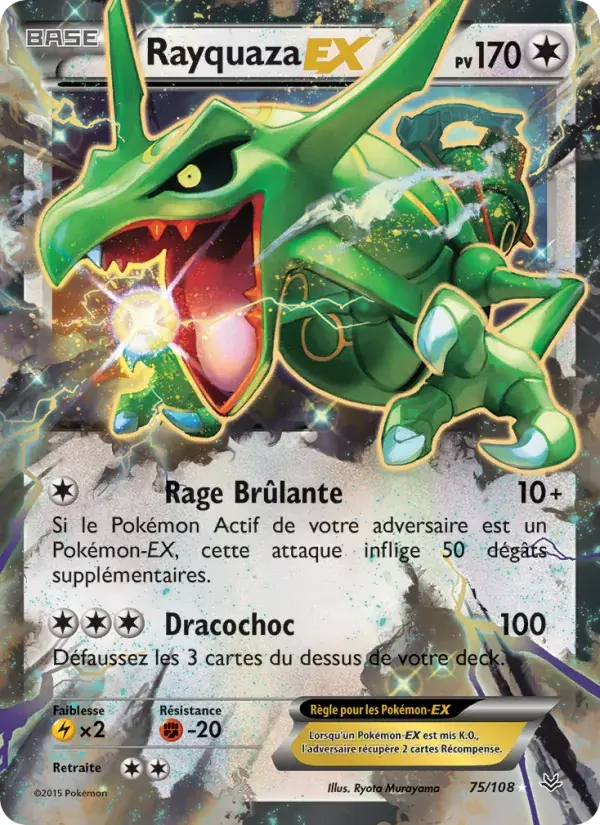 Rayquaza EX - 75/112 - Ciel Rugissant