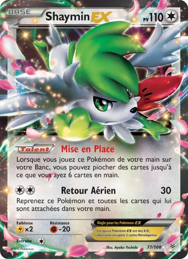 Shaymin EX - 77/112 - Ciel Rugissant