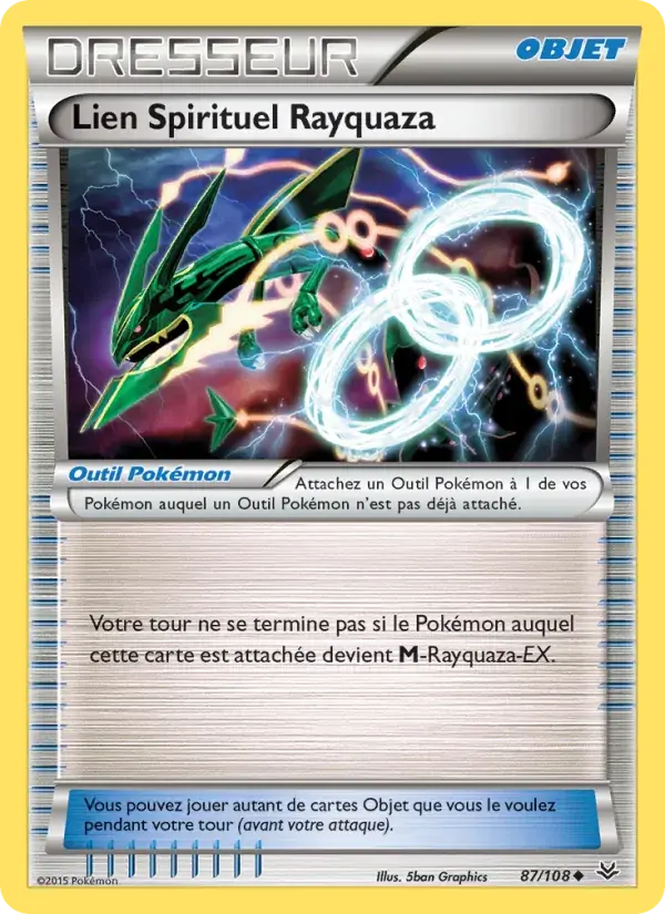 Lien Spirituel Rayquaza - 87/112 - Ciel Rugissant