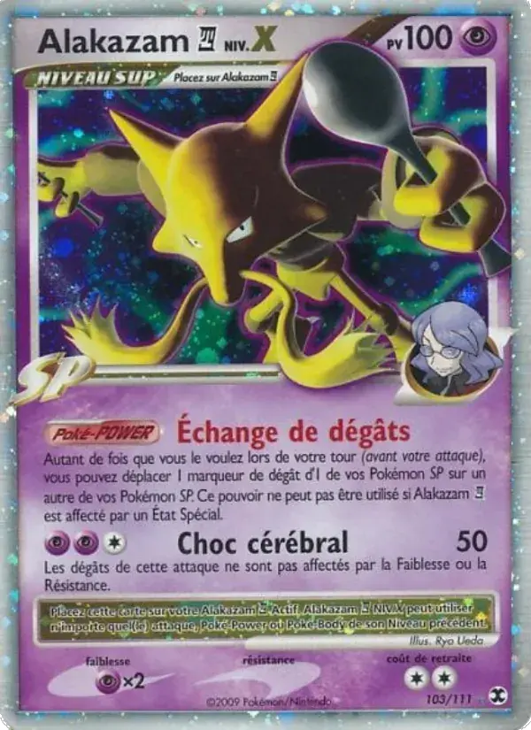 Alakazam 4 Niv. X - 103/120 - Rivaux Émergeants
