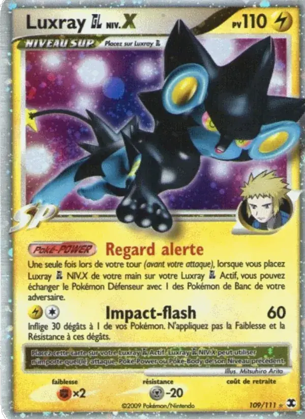 Luxray GL Niv. X - 109/120 - Rivaux Émergeants