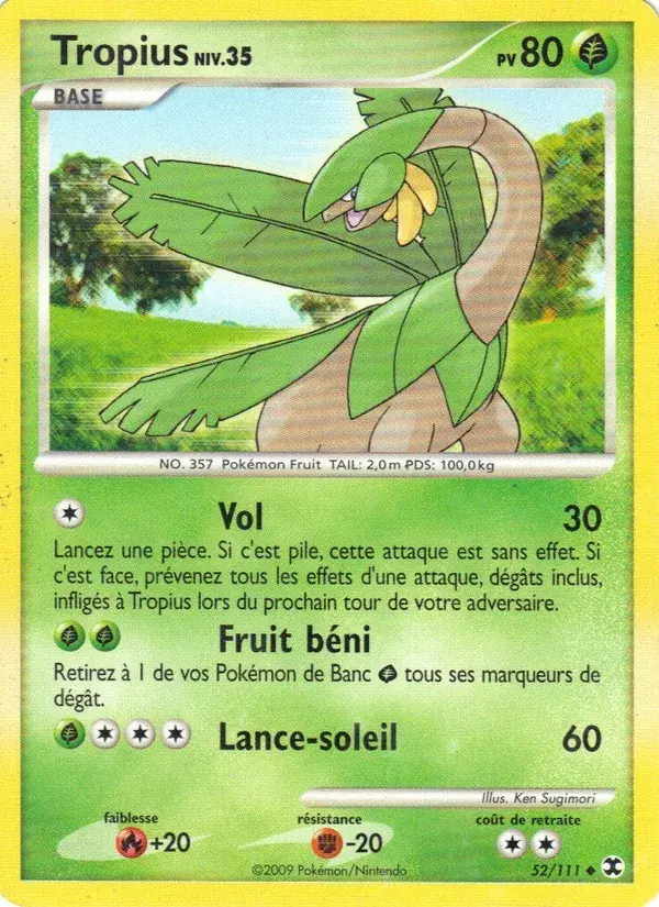 Tropius Niv. 35 - 52/120 - Rivaux Émergeants
