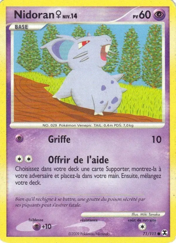 Nidoran♀ Niv. 14 - 71/120 - Rivaux Émergeants