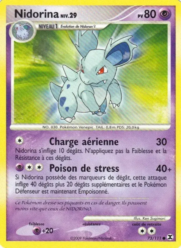 Nidorina Niv. 29 - 73/120 - Rivaux Émergeants