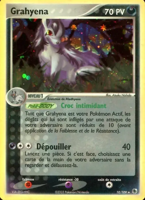 Grahyèna - 10/109 - EX Rubis & Saphir