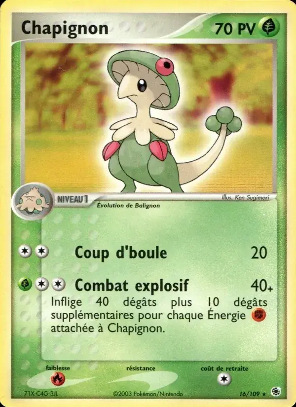 Chapignon - 16/109 - EX Rubis & Saphir