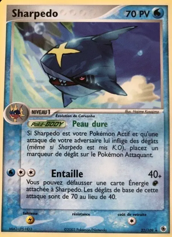 Sharpedo - 22/109 - EX Rubis & Saphir