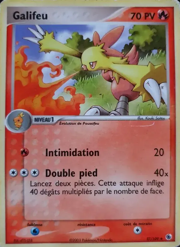 Galifeu - 27/109 - EX Rubis & Saphir