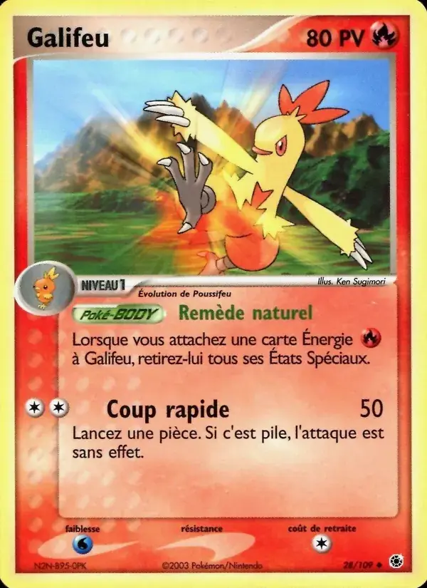 Galifeu - 28/109 - EX Rubis & Saphir