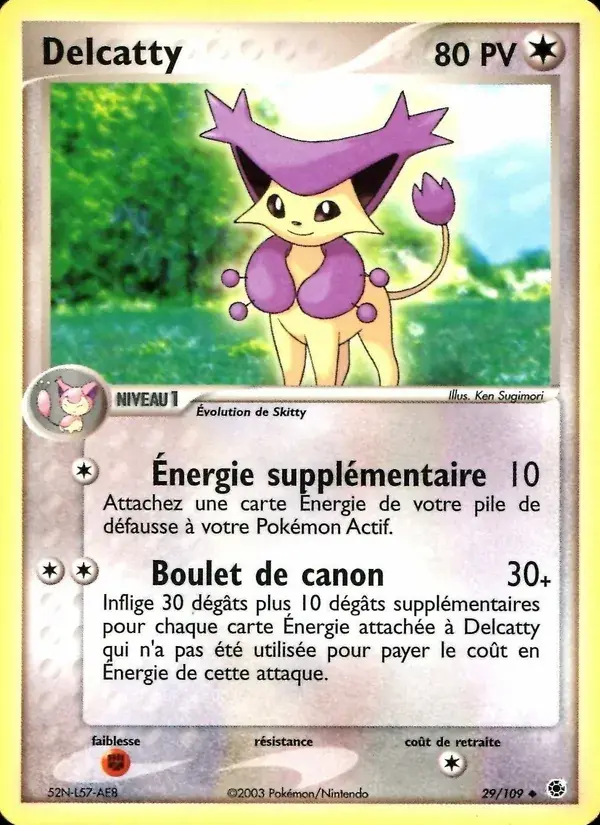 Delcatty - 29/109 - EX Rubis & Saphir