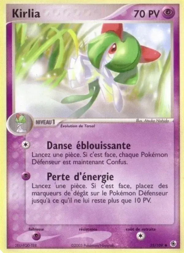 Kirlia - 35/109 - EX Rubis & Saphir
