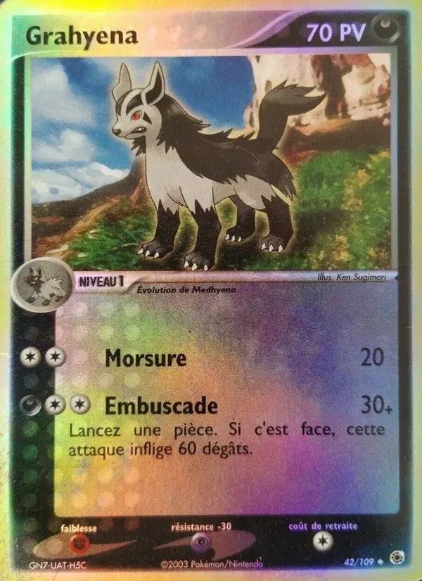 Grahyèna - 42/109 - EX Rubis & Saphir