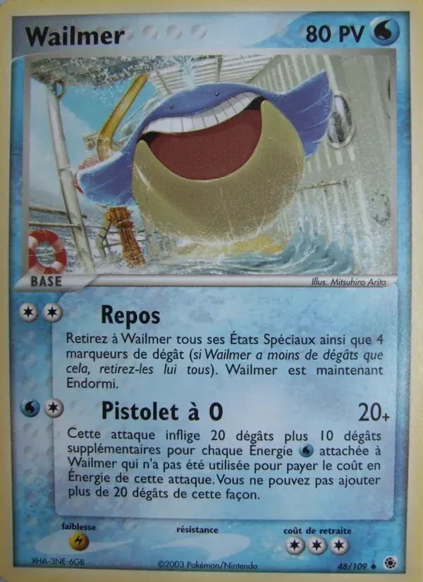 Wailmer - 48/109 - EX Rubis & Saphir