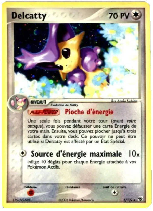 Delcatty - 5/109 - EX Rubis & Saphir