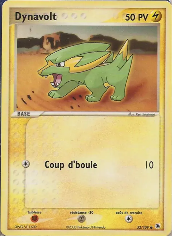 Dynavolt - 52/109 - EX Rubis & Saphir